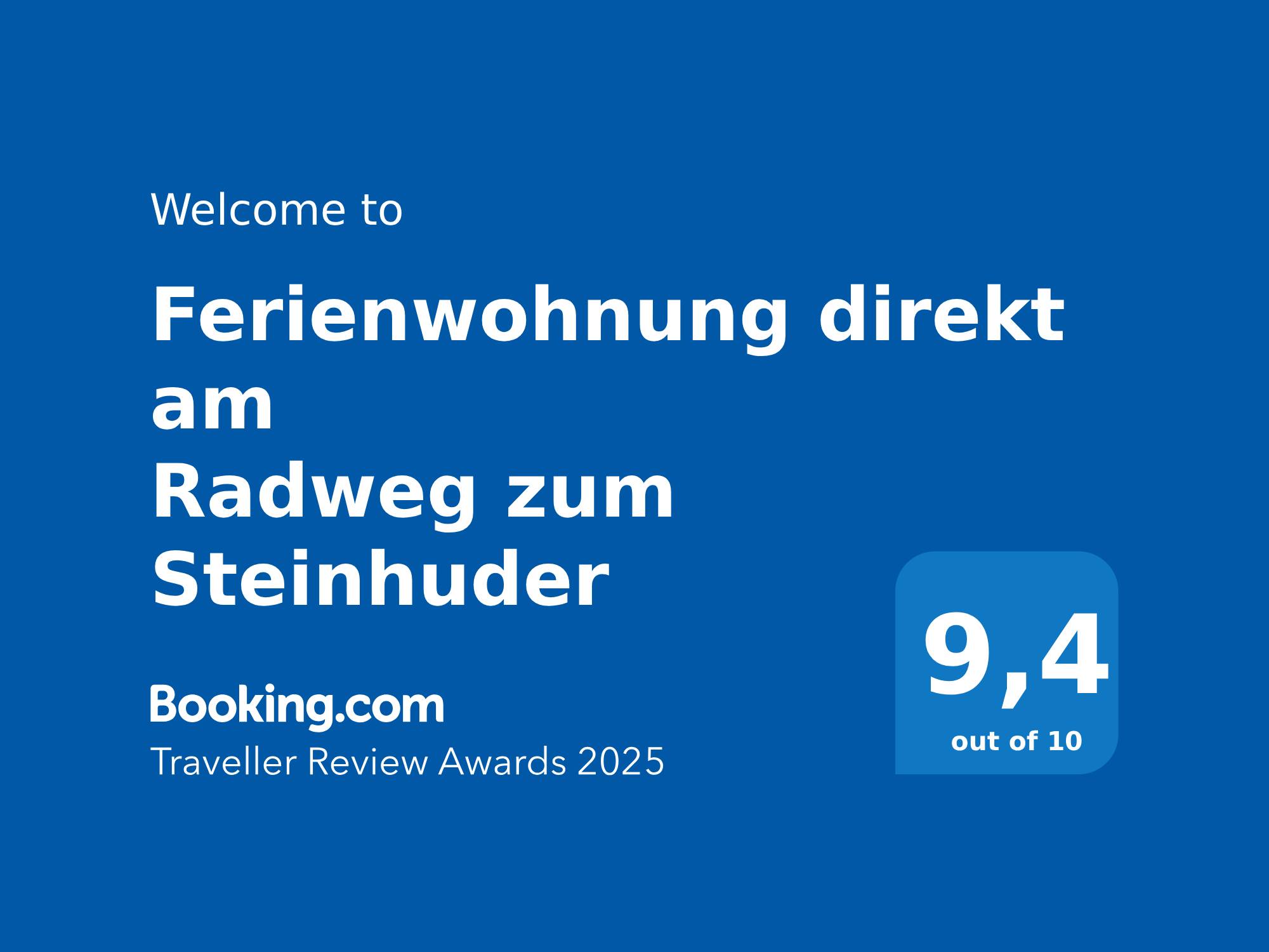 Booking.com Traveler Award 2025